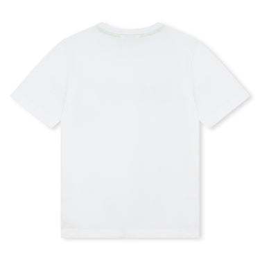 Playera para niño y adolescente blanca Boss